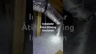 &Aacute;tico  blowing insulation #homeinsulation #insulation