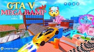 MEGA RAMP CAR PARKOUR MAP || CRAFTLAND MAPCODE || FREE FIRE NEW MAP | PARKOUR MAPCODE #craftland #ff
