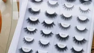 3D Luxury Mink Lashes Private Label acceptable