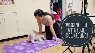 HOW IT ACTUALLY IS TO WORKOUT WHEN YOU HAVE A DOG! | Gen-zel Delas Alas