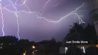 ⚡ Super Lightning Strike - Never Seen Lightning Like This Before - 2020