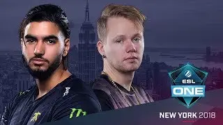 CS:GO -  Fnatic vs. mousesports [Train] Map 2 - Group A Round 1 - ESL One New York 2018
