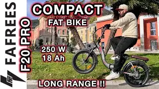 FOLDABLE and COMPACT! FAFREES F20 PRO - Travel and CITY FAT BIKE, Take it ANYWHERE! @Fafrees