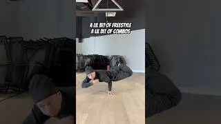 Raw practicing footage bboy Intact // working on freestyle and combos