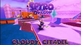 Spyro The Dragon: (Spaghetti) Custom Level: Cloudy Citadel By AdamTheDragon