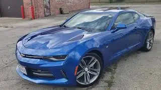 Collector Dude's 2017 Hyperblue Camaro!