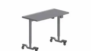 Remeda electrically height adjustable instrument table for orthopedic surgery