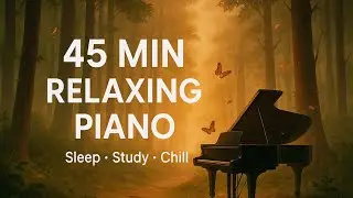 Piano Music for a Cosmic Night 🌠 | Relax, Study, Sleep (45 Min)