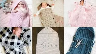 Последний спальный мешок для малышей, связанных крючком | манта-де-ганчилло получила насидо | манта де ганчилло