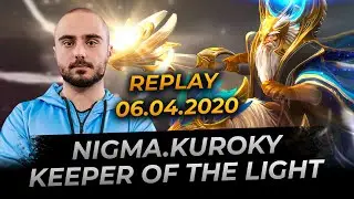 Nigma.Kuroky Keeper of the Light - Dota 2 Replay Full Gameplay