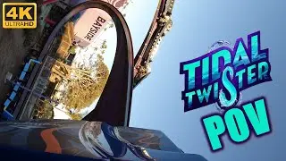 Tidal Twister POV (Front, 4K 60FPS), SeaWorld San Diego Skyline Attractions Skywarp | Non-Copyright