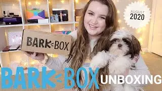 UNBOXING TIME!!! (W/ MY PUPPY) BARKBOX AUGUST 2020