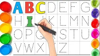 ABC Alphabet | Easy abcd | ABC Song for Kids | Learn A to Z Phonics & Dotted Writing ABCD Class- 124