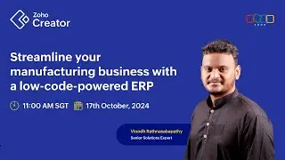 Streamline your manufacturing business with a low-code-powered ERP