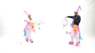 Bodysocks Adult Inflatable Unicorn Costume
