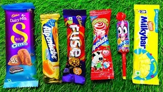 ASMR Unboxing 🍭 Most Satisfying Chocolate & Candy Lollipops 🤤 | Crunchy &bull; Sticky &bull; Sweet Sounds