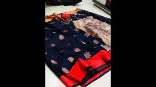 Soft Linen Silk Designer Saree Collection Wholesaler||Latest Soft Linen Silk Saree Online