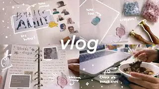 vlog 5 with Craspire 🍰: online classes, , birthday, journaling, bts butter, etc.