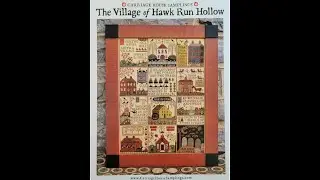 Flosstube #32 - Stitch with me - Music, no talking - Village of Hawk Run Hollow