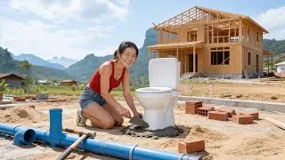 Timelapse - Finishing WC & Installing Bathroom | From Start to Finish