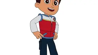 Let's draw Paw patrol Ryder | Little Champs Art
