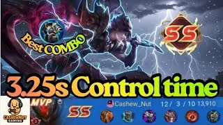 HOK Bai Qi Frigid Charge Combo 🧊3.25s Control time is NO JOKE | Let's feel the stun and freeze