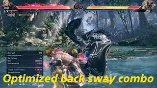 Optimized  back sway combo with ra | Tekken8  S2  Steve Fox