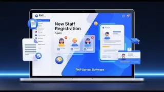 🧑&zwj;🏫 RNP School Software | New Staff Registration Step-by-Step Tutorial