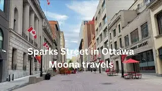 Sparks street in Ottawa/ walk in Sparks Street Ottawa/