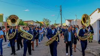 dobrado dois corações - ensaio antes da saída para a procissão de são Benedito e divino 29/05/2023