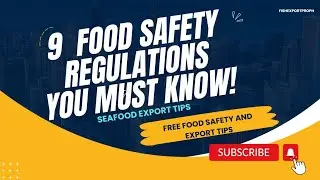 Basic Food Safety Regulations: A Must-Know Guide for Seafood Exporters