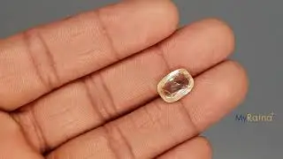 Original Natural Yellow Sapphire  Stone | Natural Pukhraj Stone | My Ratna | CYS-3696
