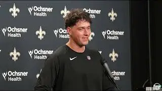 Saints K Charlie Smyth talks about being mentored by John Carney and the New Orleans heat