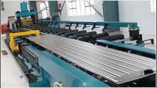 Transformer radiator panel machine