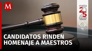 Candidatos judiciales contin&uacute;an campa&ntilde;as y felicitan a maestros por el D&iacute;a del Maestro