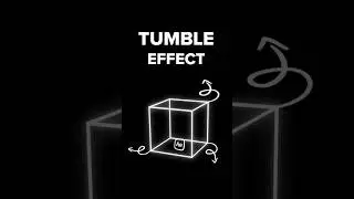 Tumble Effect in After Effects - 3D Cube
