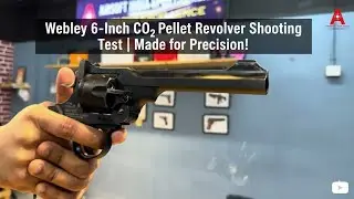 Webley 6-Inch CO₂ Pellet Revolver Shooting Test | Made for Precision!