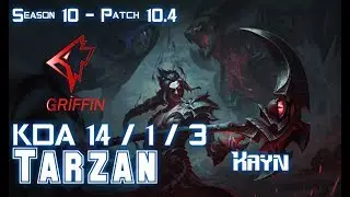 GRF Tarzan KAYN vs NUNU Jungle - Patch 10.4 KR Ranked