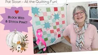 Block Wed & Stitch Pink!!