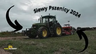 Siewy pszenicy 2024🔥|GR Kowalscy| John Deere&AgroMasz&C330✔