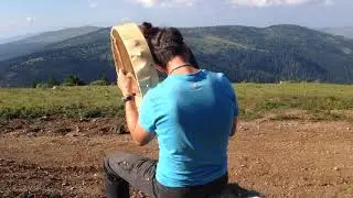 Shamanism drum ritual