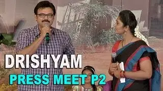 Drishyam Movie Press Meet P2 - Venkatesh, Meena | Silly Monks