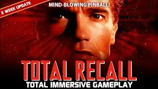 Total Recall Pinball - 2 Week 'Whitewood' Build Update (Awesome Fun!)