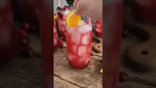 Holiday punch uses 4 simple ingredients. #shorts