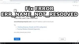 ERR FAILED FIX for 2019