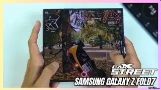 Samsung Galaxy Z Fold 7 CarX Street Gaming test | Snapdragon 8 Elite, 120Hz Display