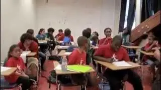 Percy Miller shows us around LTKG school