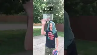 Boys vs. Girls Dunking #basketball #dunk #boys #girls #trending