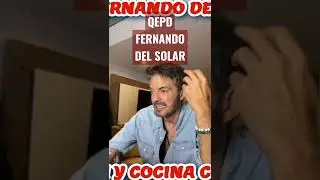 FERNANDO DEL SOLAR QEPD 30 DE JUNIO 2022 EL ESPOSO DE INGRID CORONADO C&Aacute;NCER DE PULM&Oacute;N VENTANEANDO
