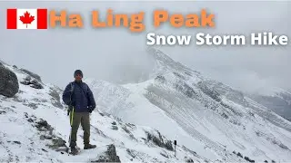 Ha Ling Trail | Hiking in Canada | Winter Hike | Canmore - Alberta | Canadian Rockies | Ha Ling Peak